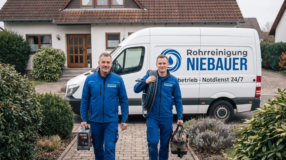 Anfahrt zum Kunden — Team Niebauer im Einsatz